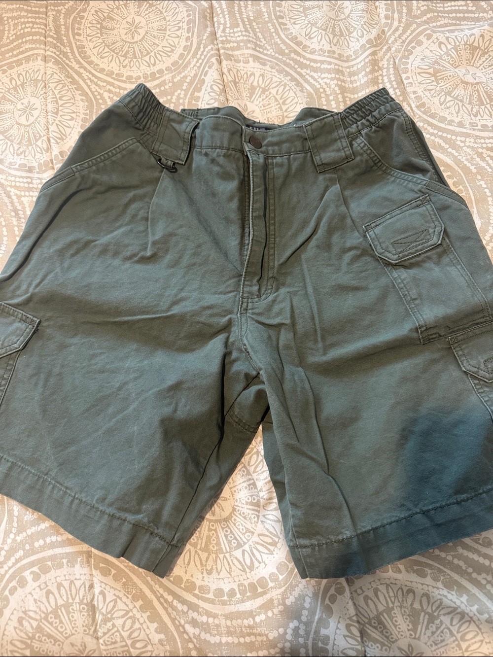 5.11 Tactical Olive Green Cargo Shorts